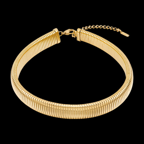 16mm-Choker-Necklace-Collar-gold-plated 