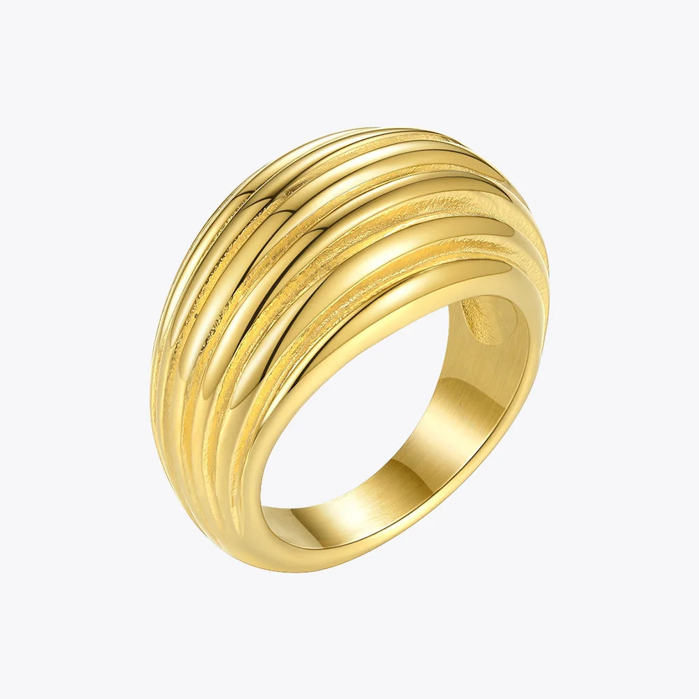 Elegant Chunky Lines Rings For Women