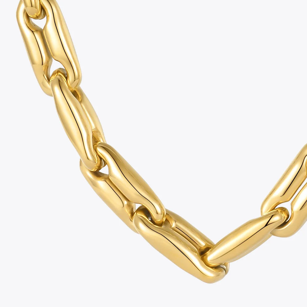 LustreLink Luxe Shiny 18k Gold-Plated Necklace